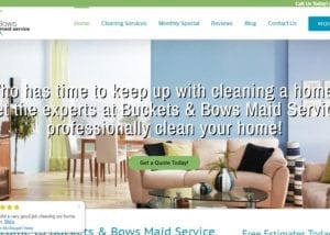 Wordpress Website Design for Maid Services