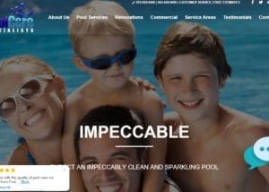 Website Design for Pool Cleaners