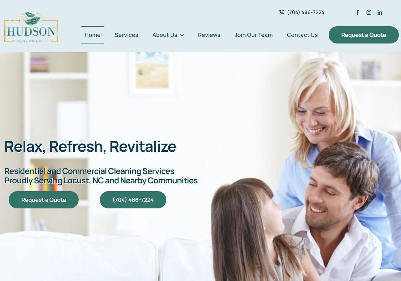 Wordpress Website Design for House Cleaning Business